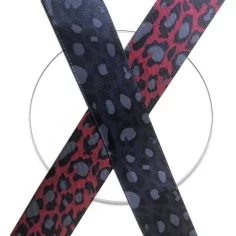 Lacets satin large panthère : 2 coloris pour vos chaussures 2