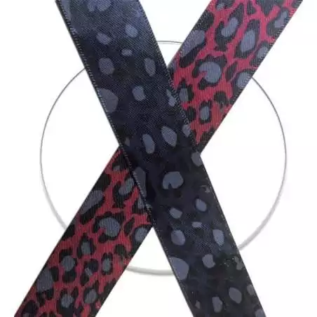 Lacets satin large panthère : 2 coloris pour vos chaussures Lacets satin large panthère : 2 coloris pour vos chaussures