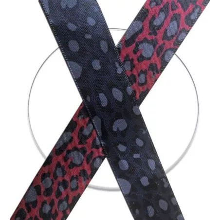 Lacets satin large&nbsp;panthère : 2 coloris pour vos chaussures