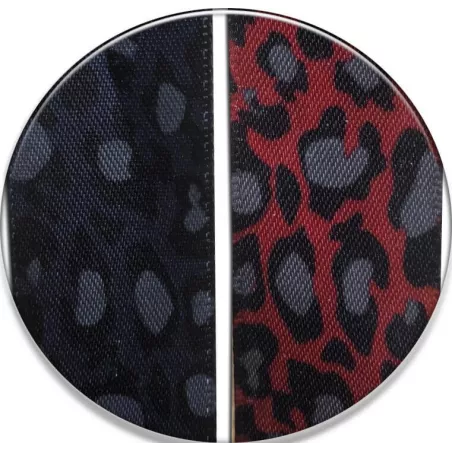 Lacets satin large&nbsp;panthère : 2 coloris pour vos chaussures