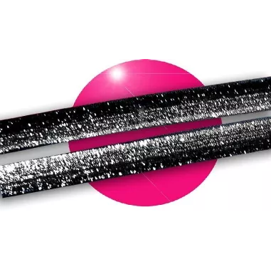 Lacets dorés en velours brillant paillettes glitter…