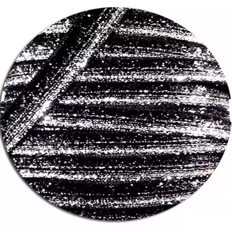 Lacets en velours pailleté en noir et argenté. pour vos chaussures Lacets en velours pailleté en noir et argenté. pour vos chaussures