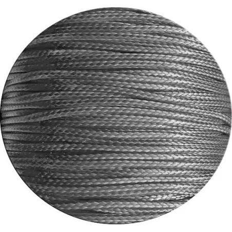 Lacets fins cirés en gris foncé pour vos chaussures