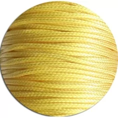Lacets fins cirés en jaune pour vos chaussures 2