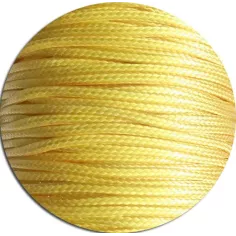 Lacets fins cirés en jaune pour vos chaussures 2