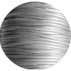 Lacets fins cirés en gris perle pour vos chaussures 2