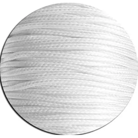 Lacets fins cirés en blanc pour vos chaussures Lacets fins cirés en blanc pour vos chaussures