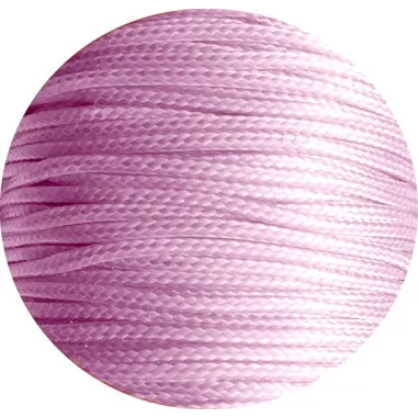 Lacets fins cirés en rose pâle pour vos chaussures