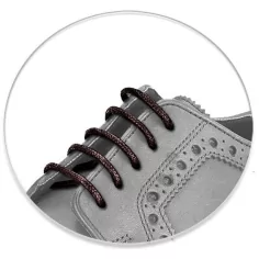 Lacets fins cirés en marron café pour vos chaussures 2