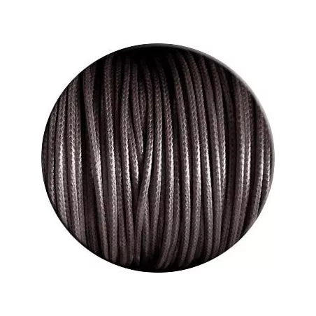 ​​1 paire x lacets fins cirés marrons café