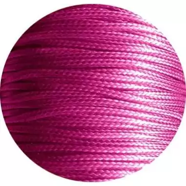 Lacets fins cirés en rose fushia pour vos chaussures