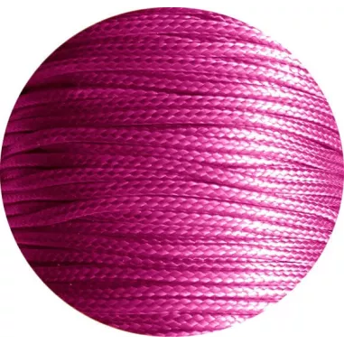 Lacets fins cirés en rose fushia pour vos chaussures