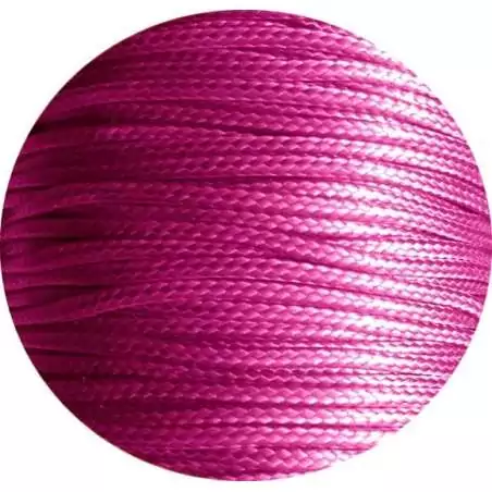 Lacets fins cirés en rose fushia pour vos chaussures