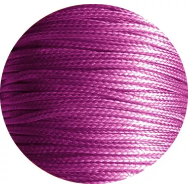 Lacets fins cirés en rose framboise pour vos chaussures