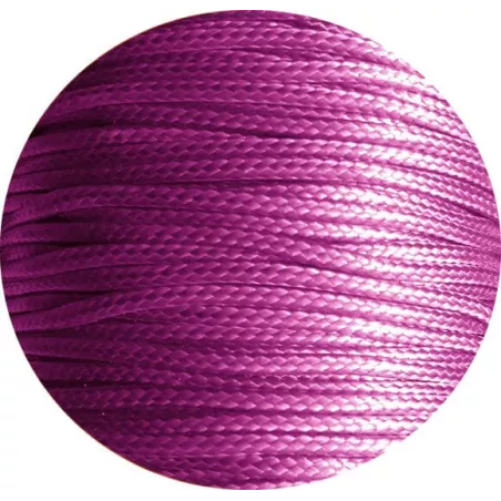 Lacets fins cirés en rose framboise pour vos chaussures