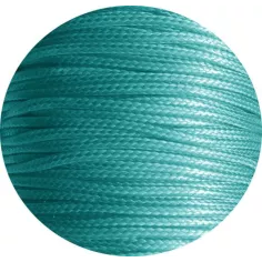 Lacets fins cirés en bleu-vert canard pour vos chaussures 2