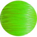 Lacets fins cirés vert fluo