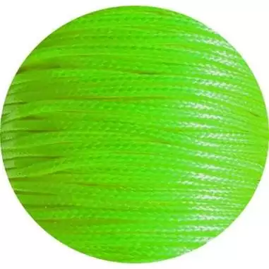 Lacets fins cirés en verts fluo pour vos chaussures