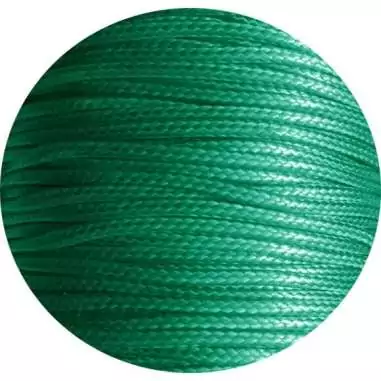 Lacets fins cirés en vert émeraude pour vos chaussures