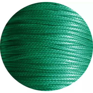 Lacets fins cirés en vert émeraude pour vos chaussures