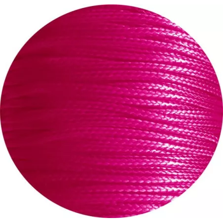 Lacets fins cirés en roses fluo pour vos chaussures