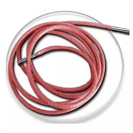 Lacets fins cirés orangés saumon pour vos chaussures Lacets fins cirés orangés saumon pour vos chaussures