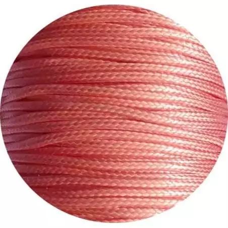 Lacets fins cirés orangés saumon pour vos chaussures Lacets fins cirés orangés saumon pour vos chaussures