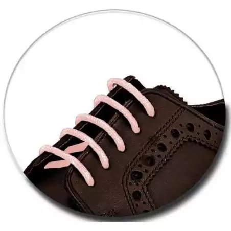 Lacets fins cirés roses-orangés pêche pour vos chaussures Lacets fins cirés roses-orangés pêche pour vos chaussures