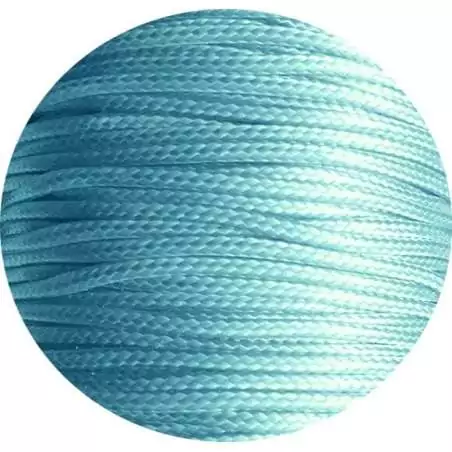 Lacets fins cirés en bleu pâle pour vos chaussures Lacets fins cirés en bleu pâle pour vos chaussures