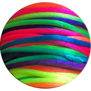 Lacets cirés ronds fins multicolores fluos-Achat|Vente en…