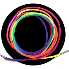 Lacets cirés ronds fins multicolores fluos-Achat|Vente en…