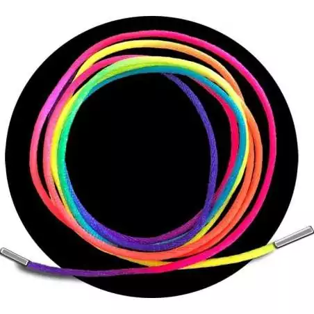 Lacets fins colorés & fluos pour vos chaussures