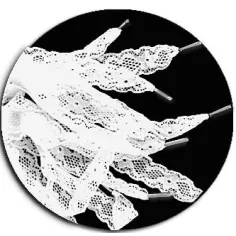 Lacets de chaussures blancs en dentelle -Achat|Vente en…