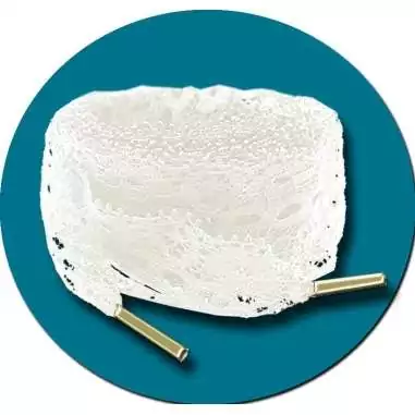 Lacets en dentelle blanc cassé pour vos chaussures