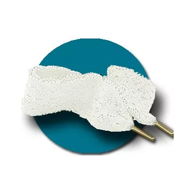 Lacets de chaussures blancs en dentelle -Achat|Vente en…