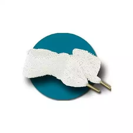 Lacets en dentelle blanc cassé pour vos chaussures Lacets en dentelle blanc cassé pour vos chaussures