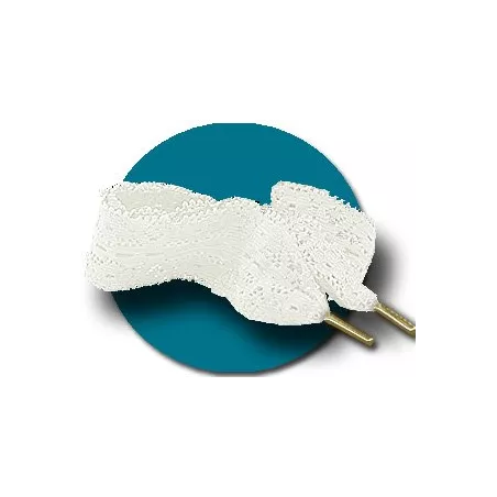 Lacets de chaussures blancs en dentelle -Achat|Vente en…