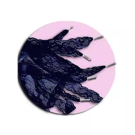 Lacets de chaussures dentelle bleu marine. pour vos chaussures