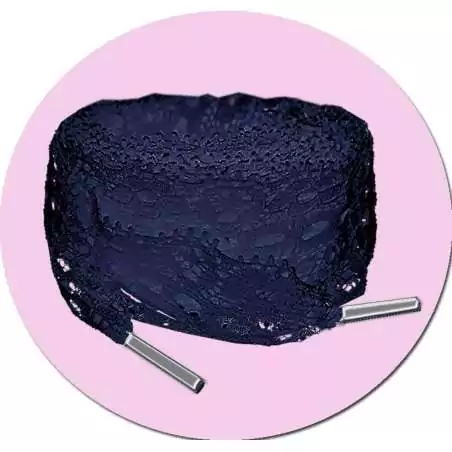 Lacets de chaussures dentelle bleu marine. pour vos chaussures