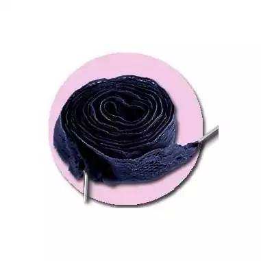 Lacets de chaussures dentelle bleu marine. pour vos chaussures