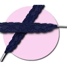 Lacets de chaussures dentelle bleu marine. pour vos chaussures 2