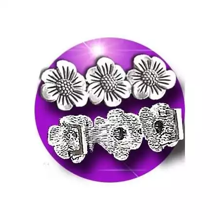 Envie de décorer vos chaussures ? Décorations barre fleurs argentées Envie de décorer vos chaussures ? Décorations barre fleurs argentées