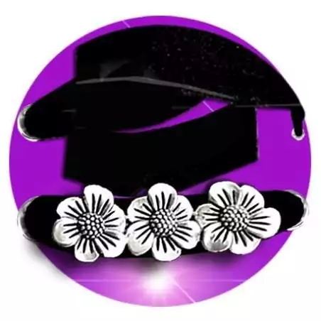 Envie de décorer vos chaussures ? Décorations barre fleurs argentées Envie de décorer vos chaussures ? Décorations barre fleurs argentées