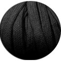 Lacets noirs épais en coton