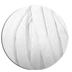 Lacets blancs épais en coton pour vos chaussures 2