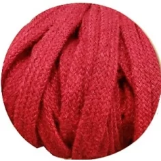 Lacets coton épais rouges pour vos chaussures 2
