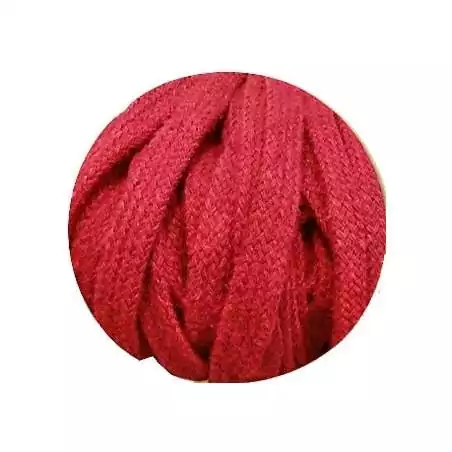 Lacets coton épais rouges pour vos chaussures