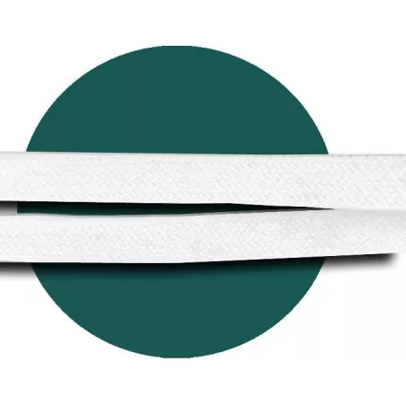 Lacets blancs&nbsp;épais en coton pour vos chaussures