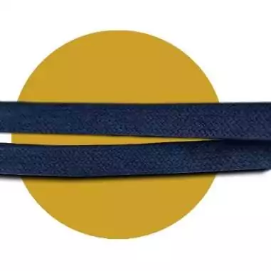 Lacets coton épais en bleu marine pour vos chaussures