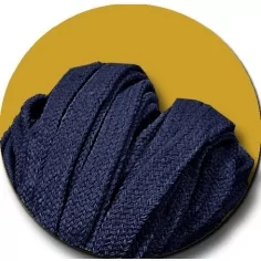 Lacets coton épais en bleu marine pour vos chaussures 2